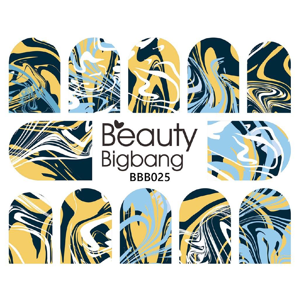 Tấm sticker dán trang trí móng tay nghệ thuật BEAUTYBIGBANG