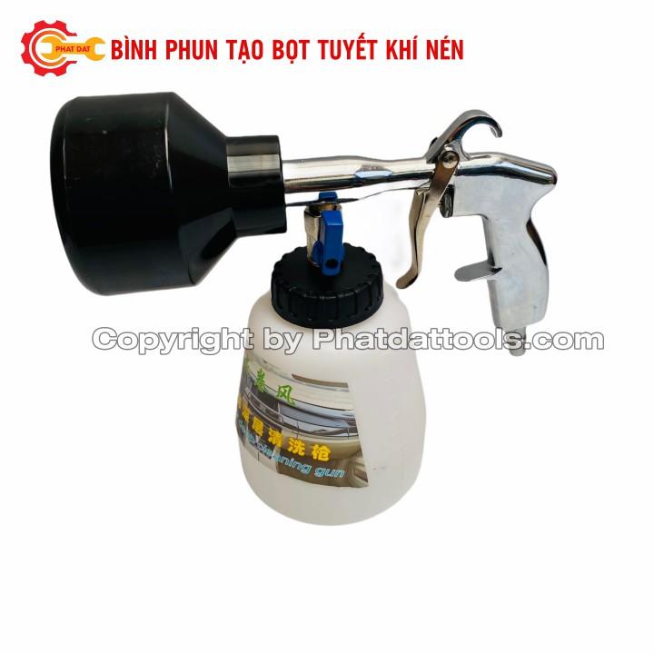 Bình phun tạo bọt tuyết dùng khí nén 1000ml-Đầu đen