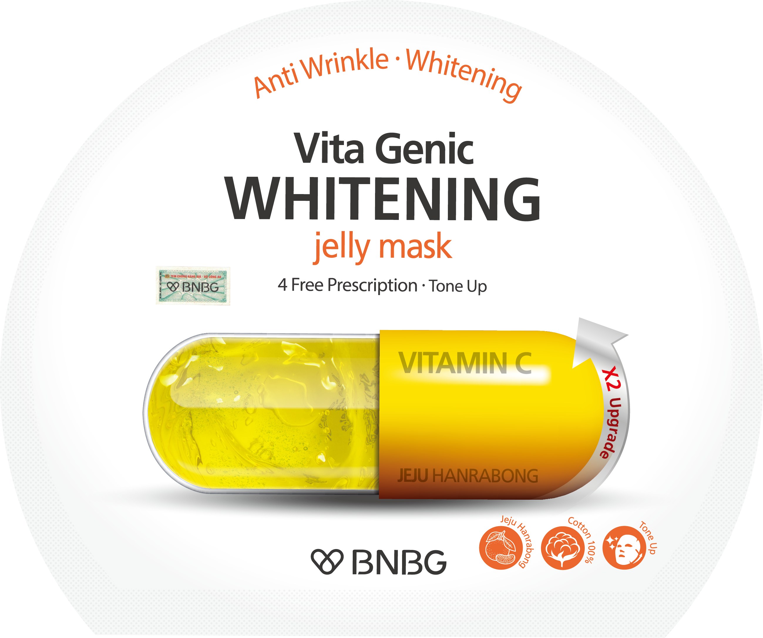 Mặt Nạ BNBG Vàng Dưỡng Trắng Vita Genic Whitening Jelly Mask 30ml