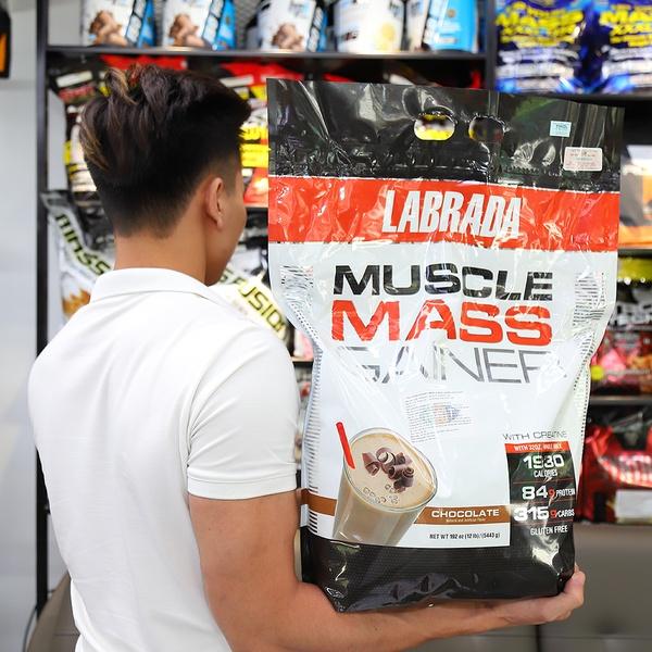 Muscle Mass Gainer Labrada Sữa Tăng Cân Nhanh 12 Lbs (5.4kg) Cho Người Gầy USA