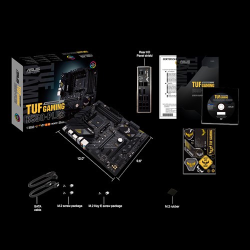 Bo mạch chủ AMD Mainboard ASUS TUF GAMING B550-PLUS AM4 - Hàng Chính Hãng