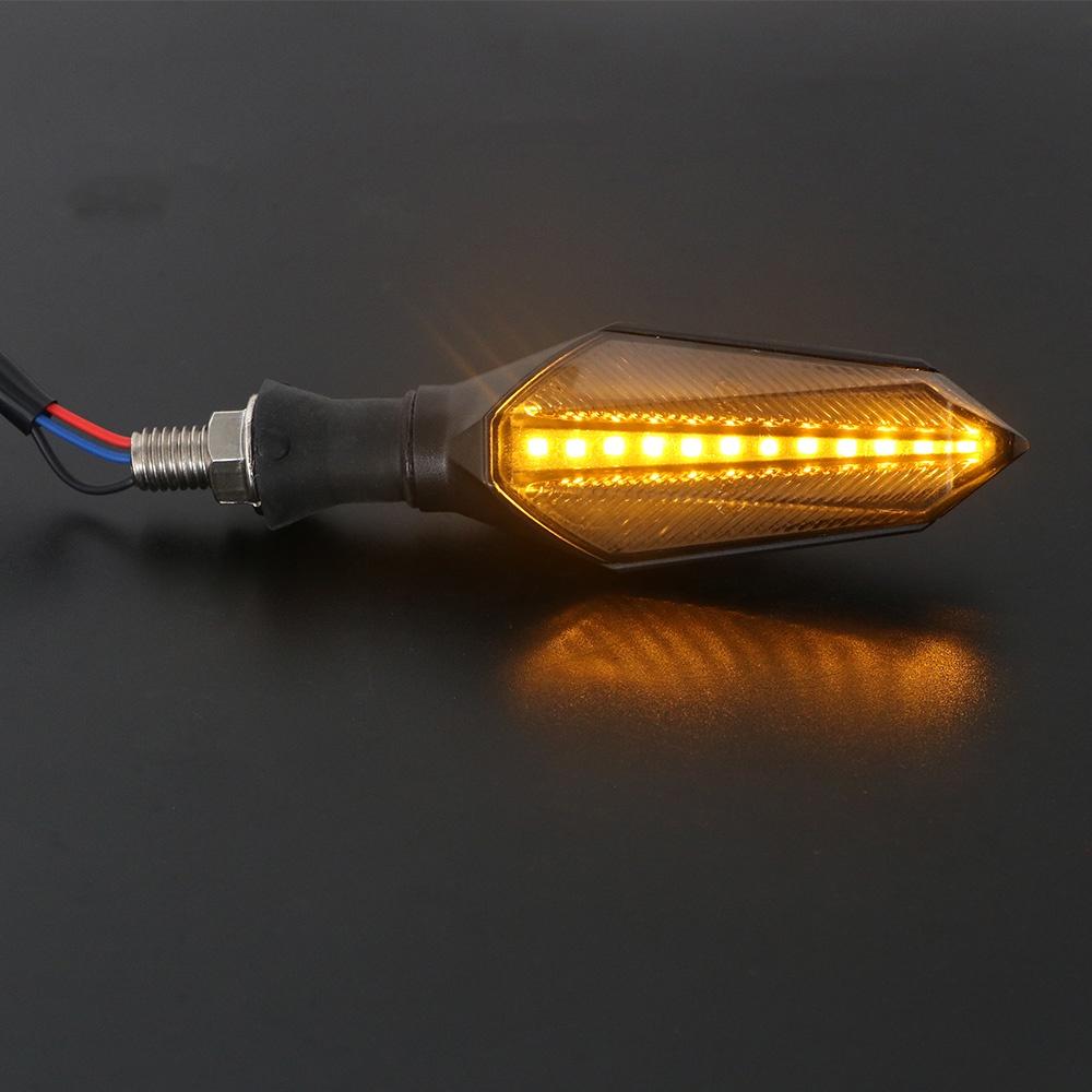 1 cặp đèn LED tín hiệu xi nhan hai mặt gắn đuôi xe mô tô