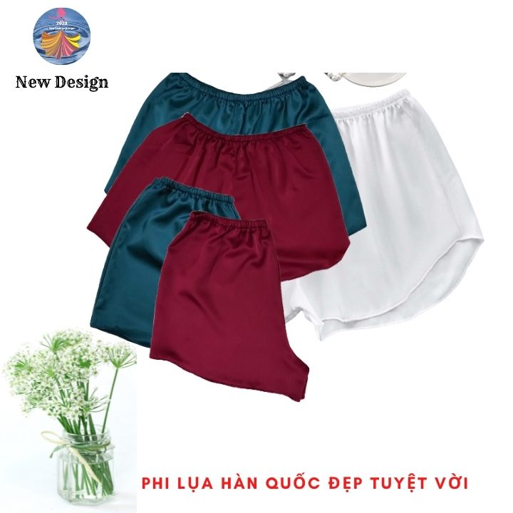 Quần Đùi Nữ New Design, Quần Short Nữ Cạp Chun, Vải Lụa Mịn, Thoáng Mát ,Mặc Thoải Mái Nhiều Màu ( 40-65 kg) QA0003