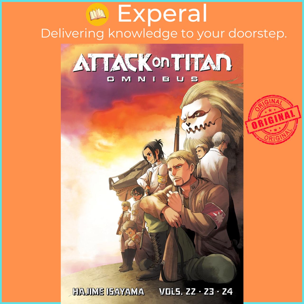Hình ảnh Sách - Attack on Titan Omnibus 8 (Vol. 22-24) by Hajime Isayama (US edition, paperback)