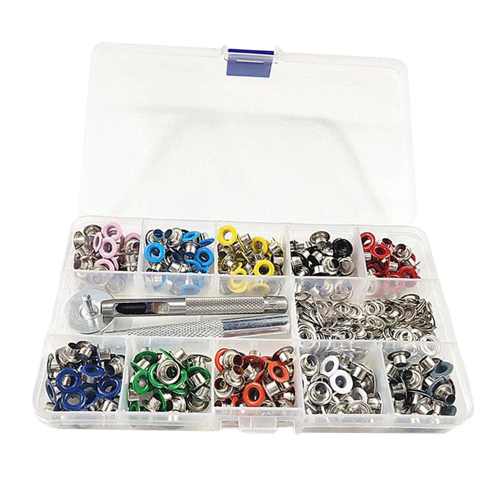 Dây Giả Khóa Grommet Gắn Dụng Cụ Làm Đồ Da Thủ Công Đinh Tán Thay Thế