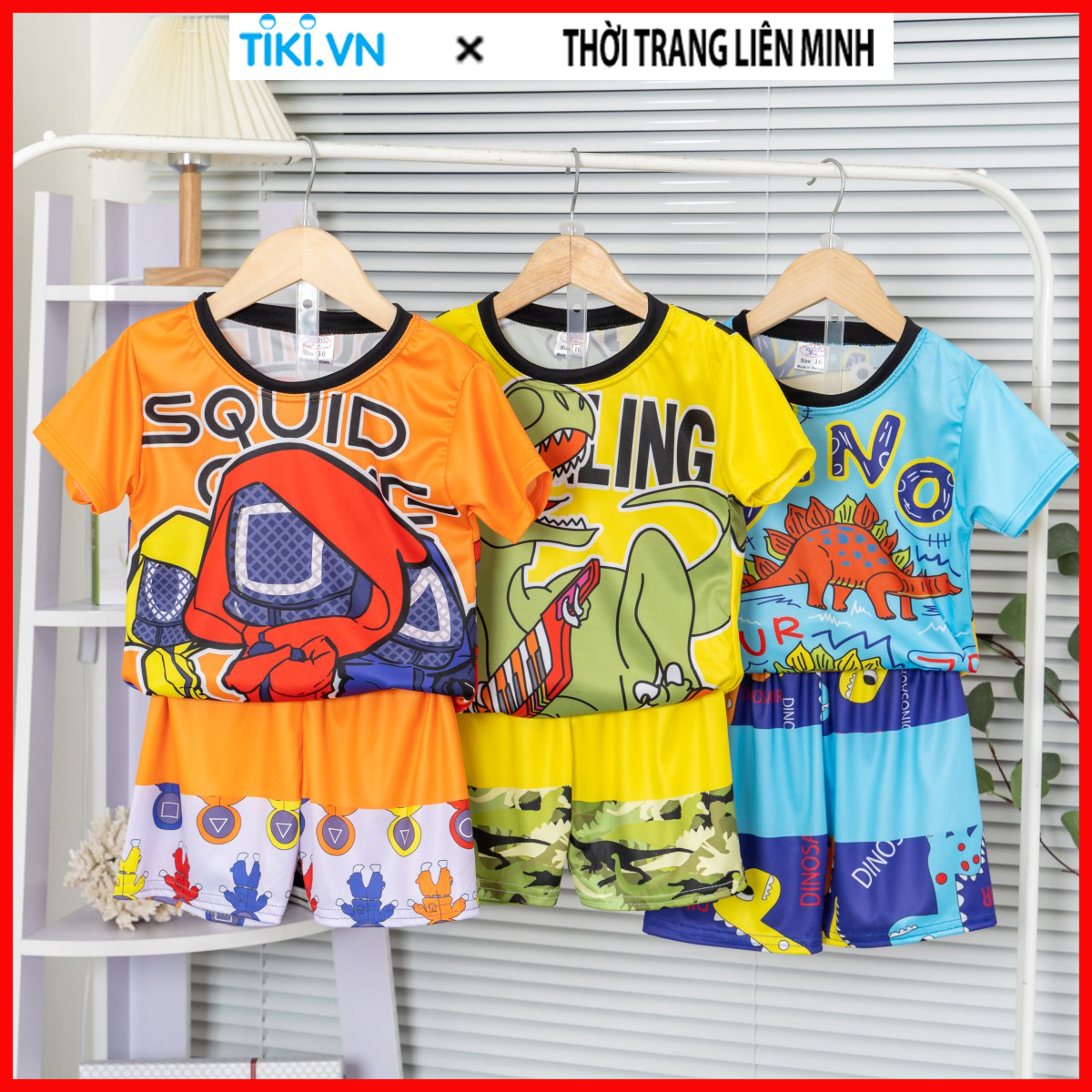 Combo 3 quần áo bé trai đồ bộ trẻ em MIMYKID in hình 3D hoạt hình co giãn 4 chiều mềm mại thấm hút mồ hôi tốt, bộ quần áo cho bé từ 8kg-28kg