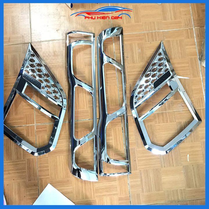 Ốp viền đèn pha hậu mạ crom Transit 2014-2015-2016-2017-2018-2019-2020 chống trầy trang trí bảo vệ xe