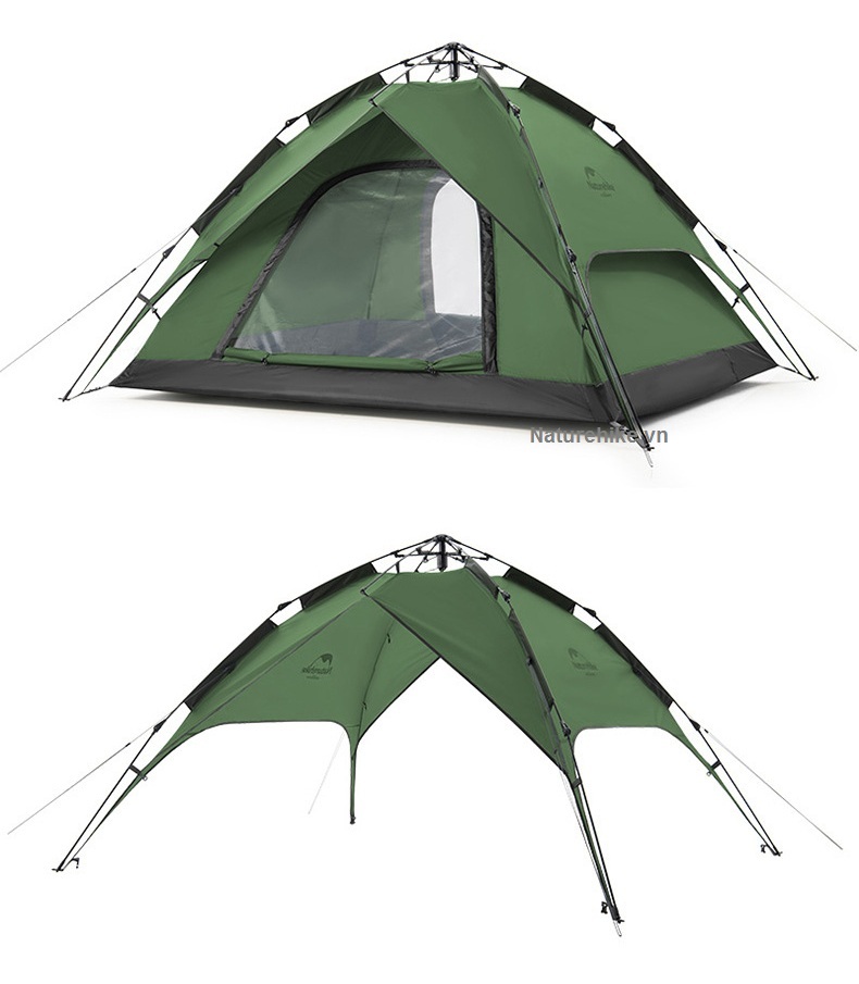 Lều 3 người tự bung NH21ZP008, lều dã ngoại (Automatic tent for 3 people)