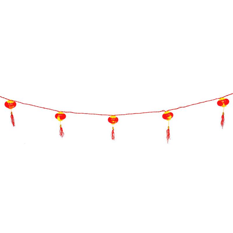 Dây Đèn Led Hình Lồng Đèn Trang Trí Tết 5.5 m