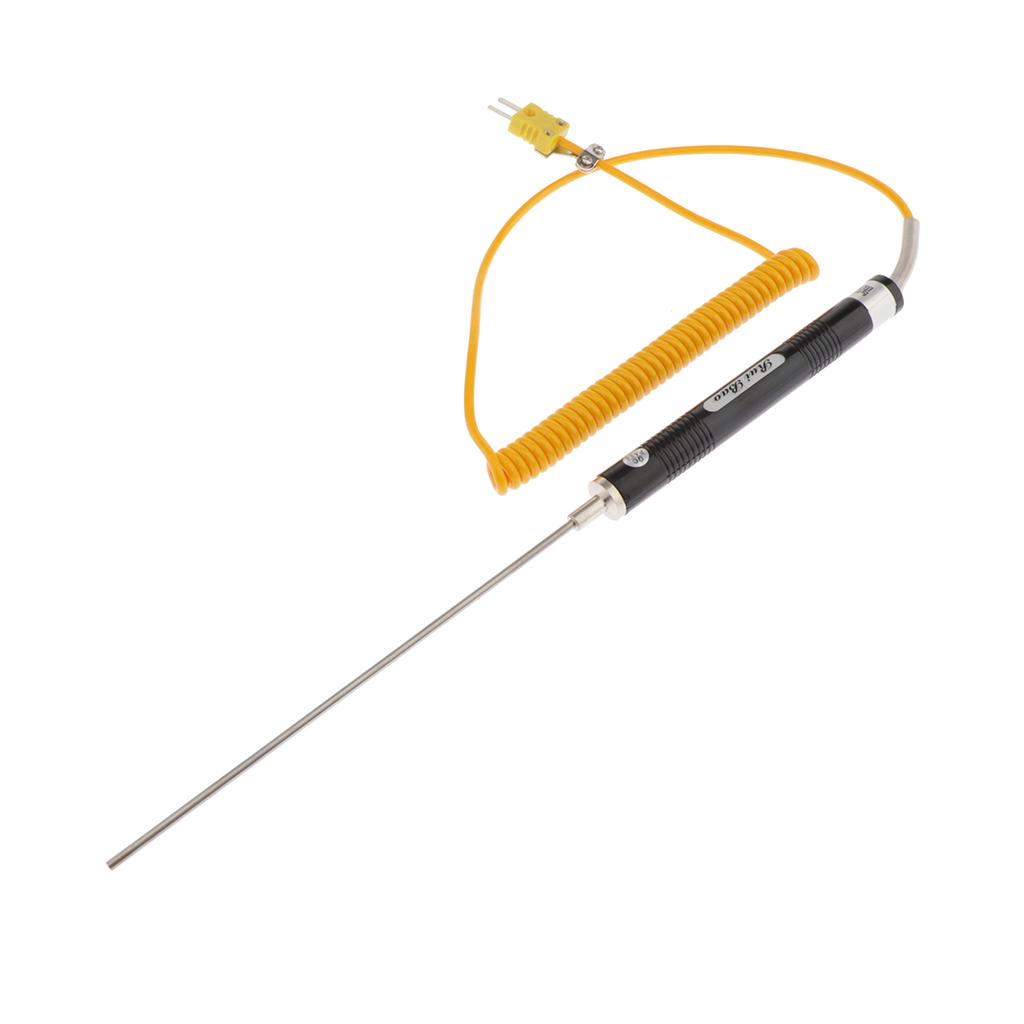 K-Type Thermocouple Temperature Probe, Stainless Steel Probe In Temperature Range -50-500 2m