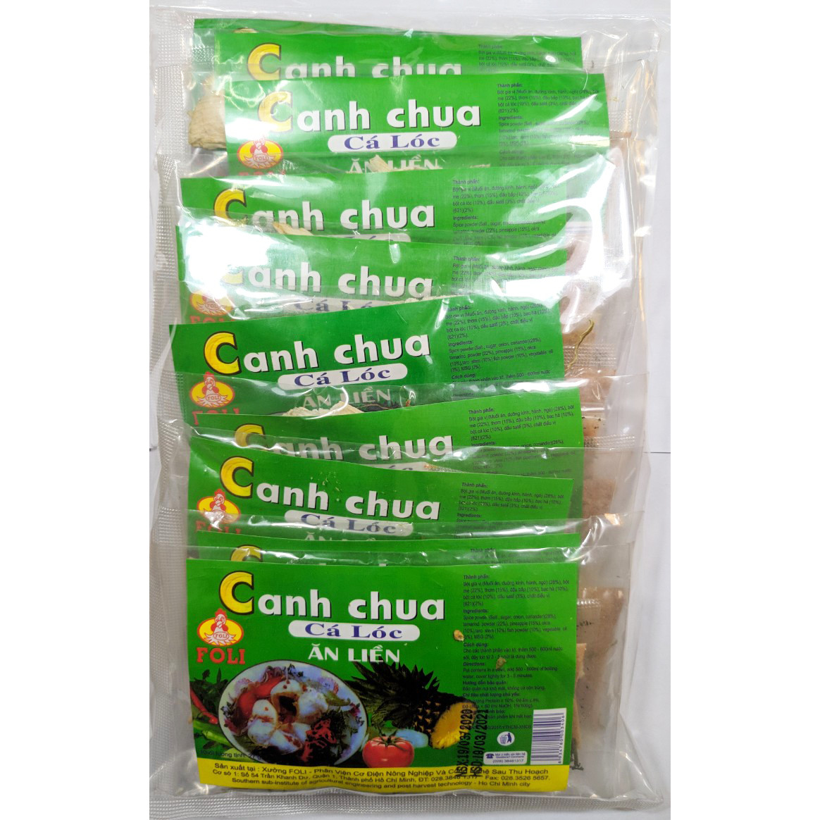 Combo 10 gói Canh Chua Cá Lóc Ăn Liền