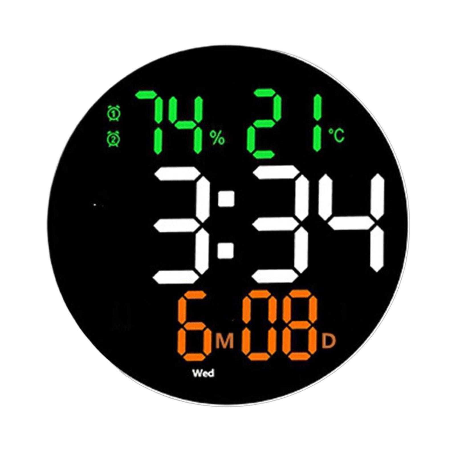 Silent Clock USB Powered Clock Adjustable Brightness for Dining Room Office