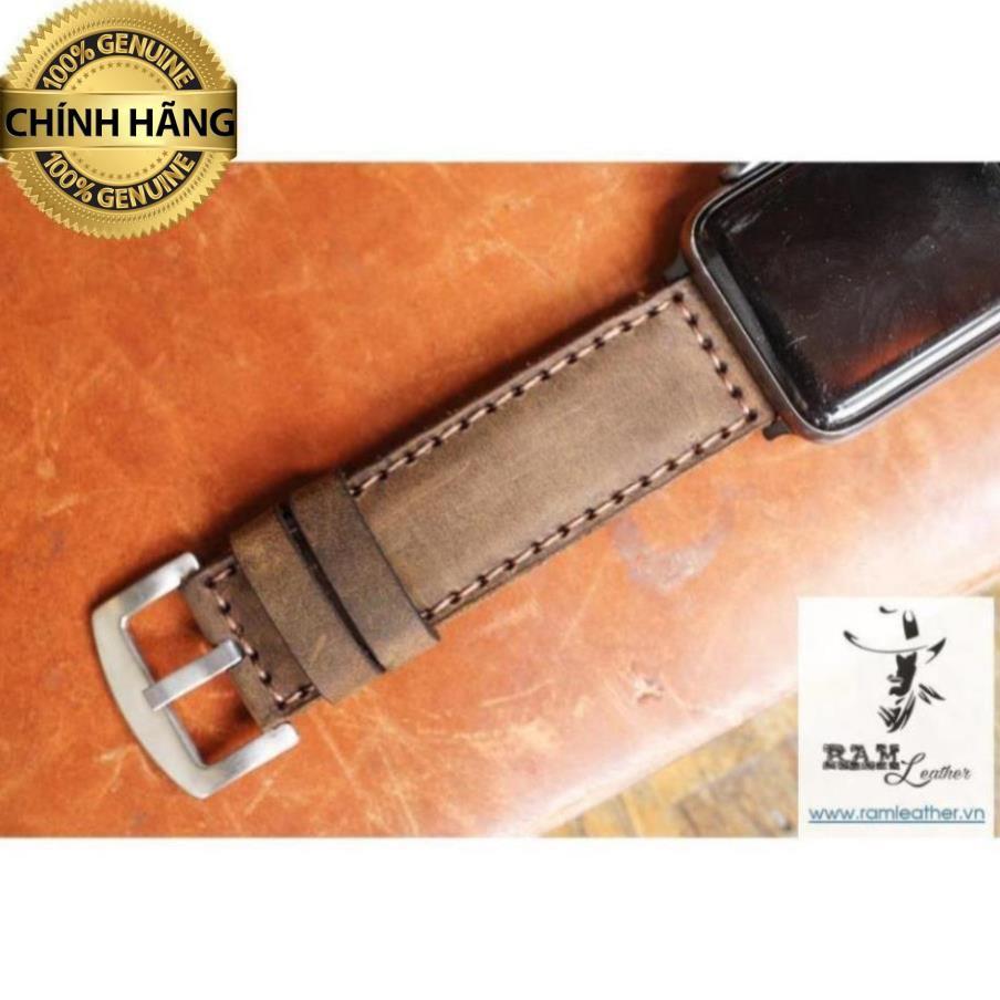 DÂY ĐỒNG HỒ DA SÁP NGỰA DÀNH CHO DÒNG APPLE WATCH – RAM BAUHAUS 1950 CHÍNH HÃNG
