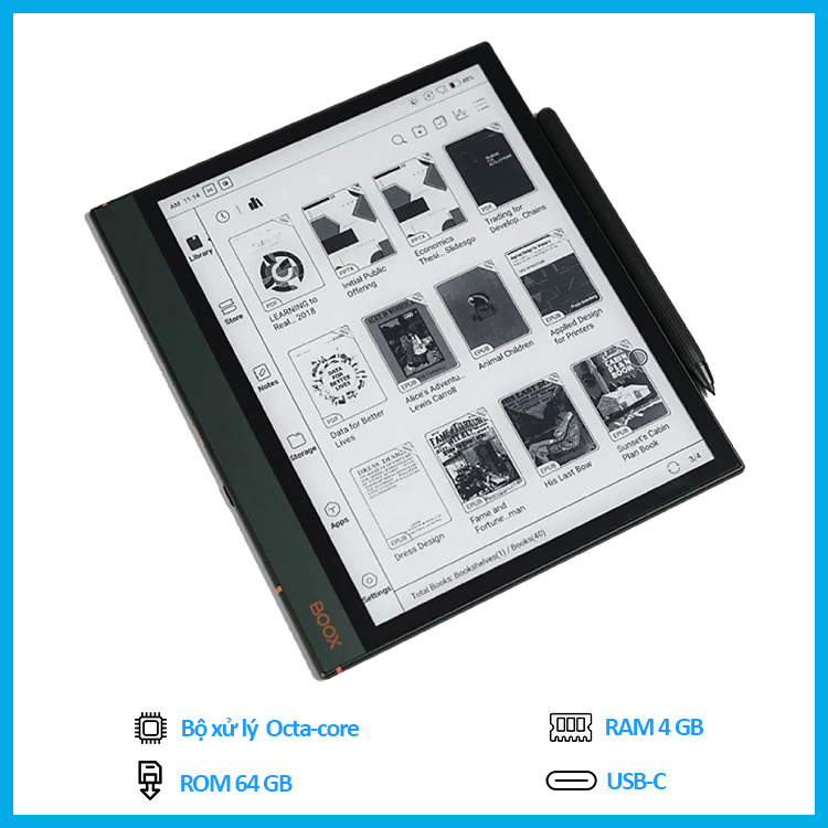 Máy đọc sách Note Air 2 Plus - Hàng Chính Hãng