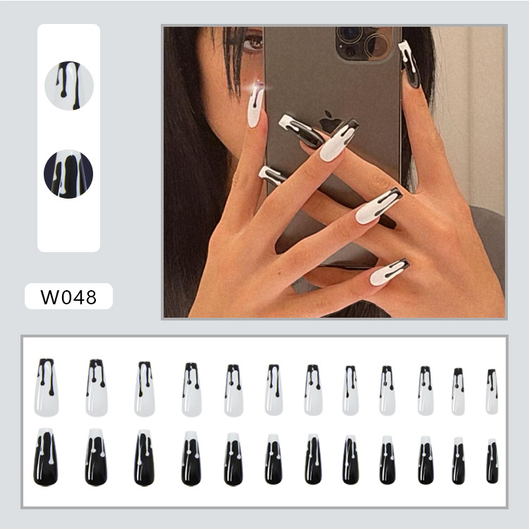 Bộ 24 móng tay giả như hình