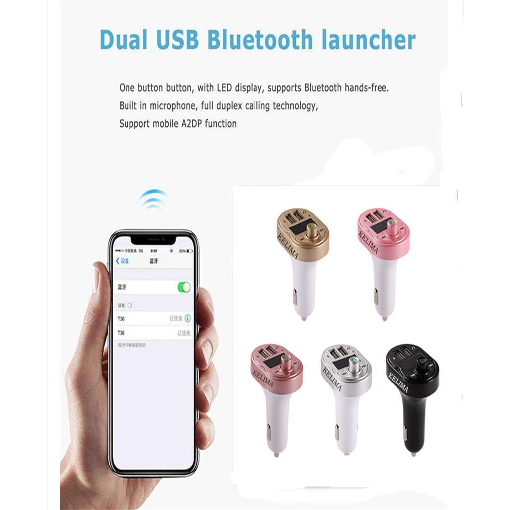 Car Wireless USB Bluetooth Stereo Audio Receiver Adapter Charger