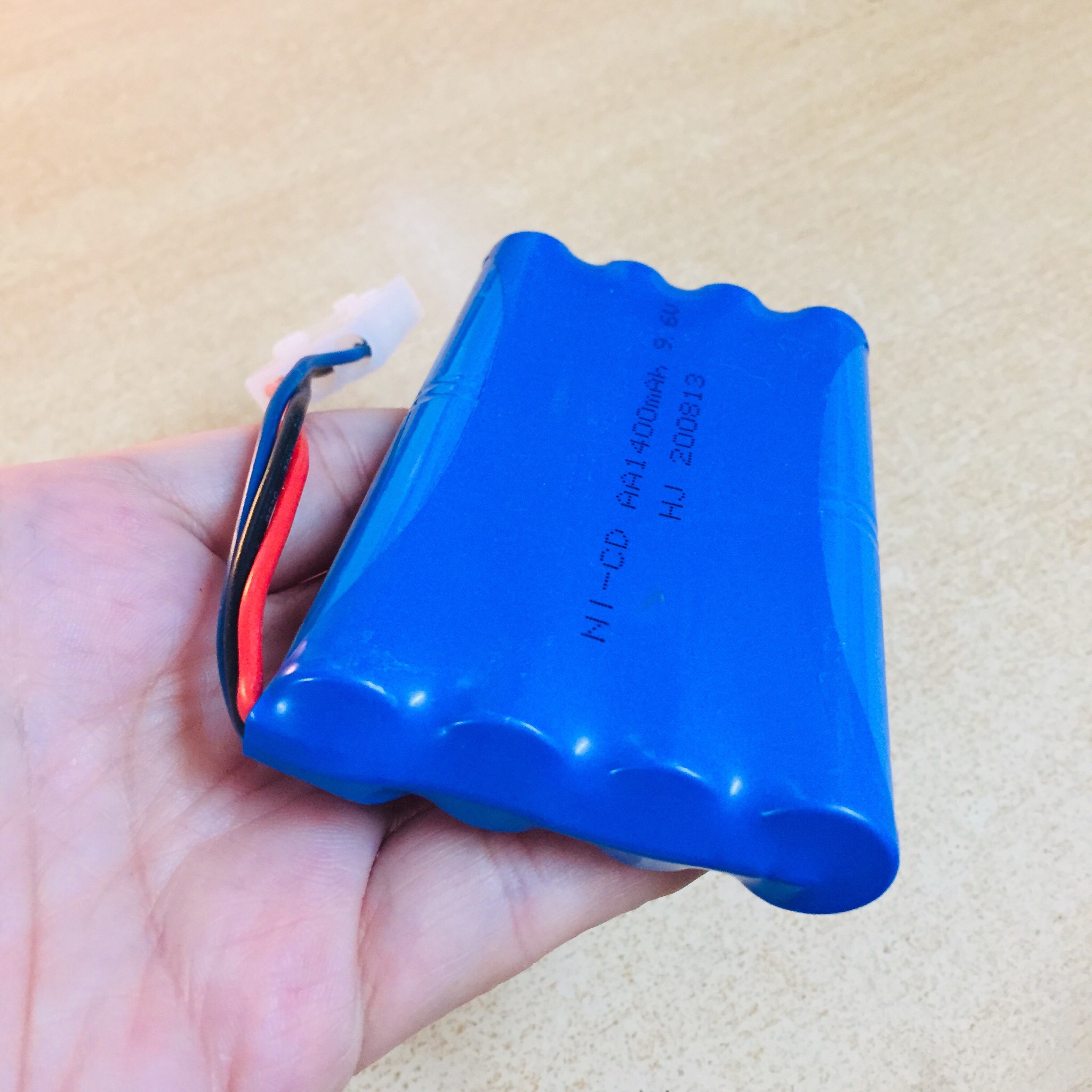 Pin sạc 9.6V dung lượng cao 1400mAh chân cắm Jack Ket 3P