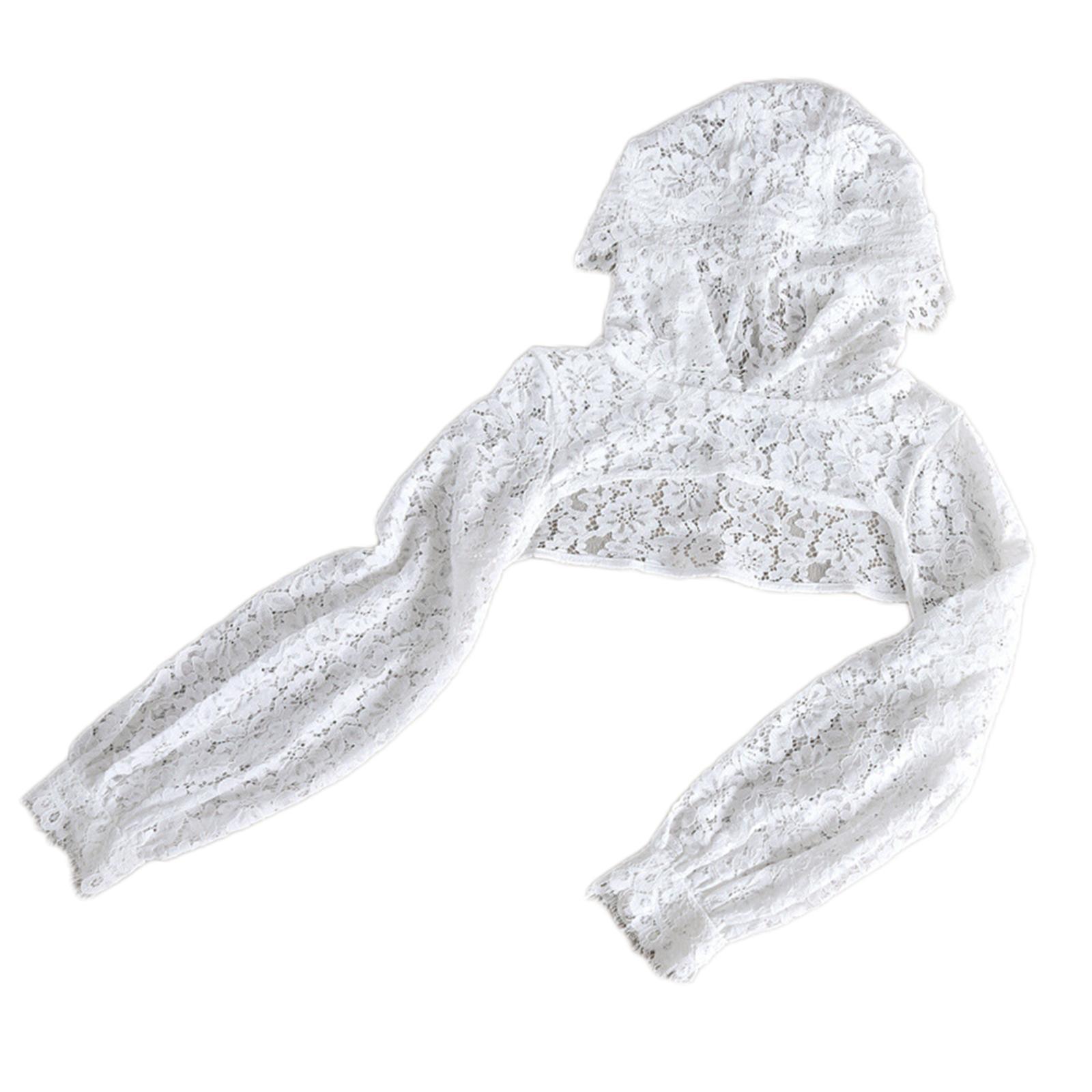 Womens Pullover Crop Top Hoodie Loose Solid Color Sweatshirt Size White