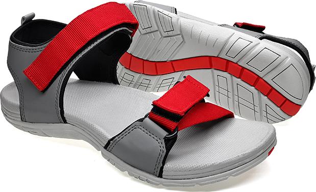 Giày sandal nam Việt Thủy quai ngang VT09 - đỏ