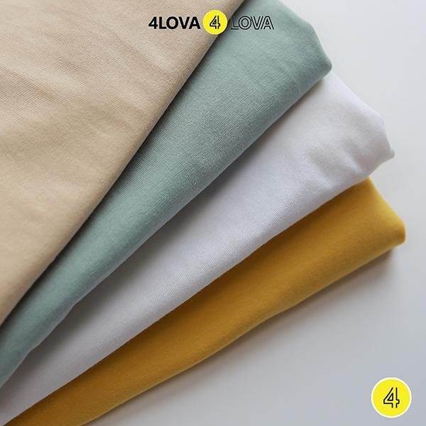 Áo thun cộc tay logo bé trai 4lova chất cotton co giãn cao cấp phong cách Hàn Quốc