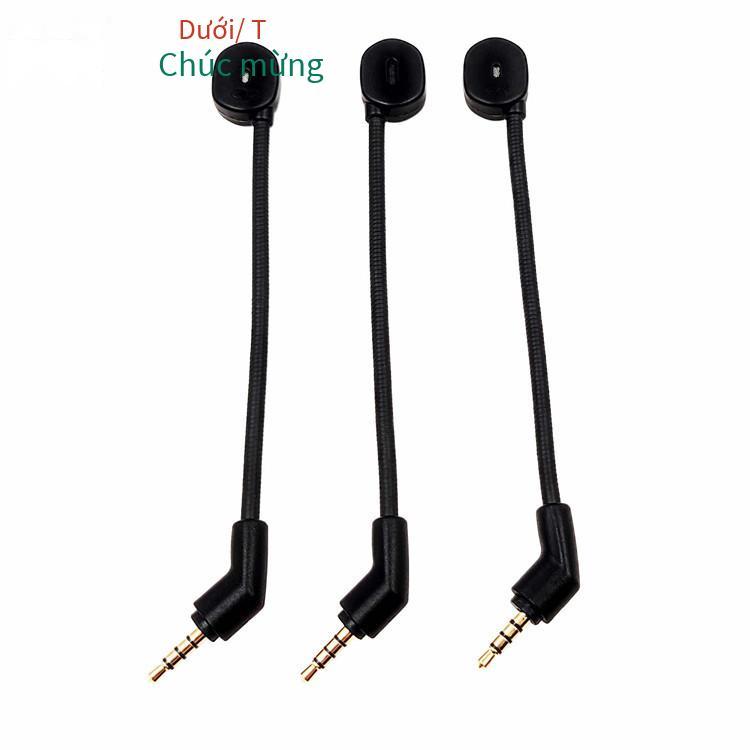 Ống kim loại đặc biệt cổ ngỗng có thể uốn cong micrô gắn trên đầu tai nghe trò chơi bằng giọng nói micrô cắm thẳng có micrô nhẹ