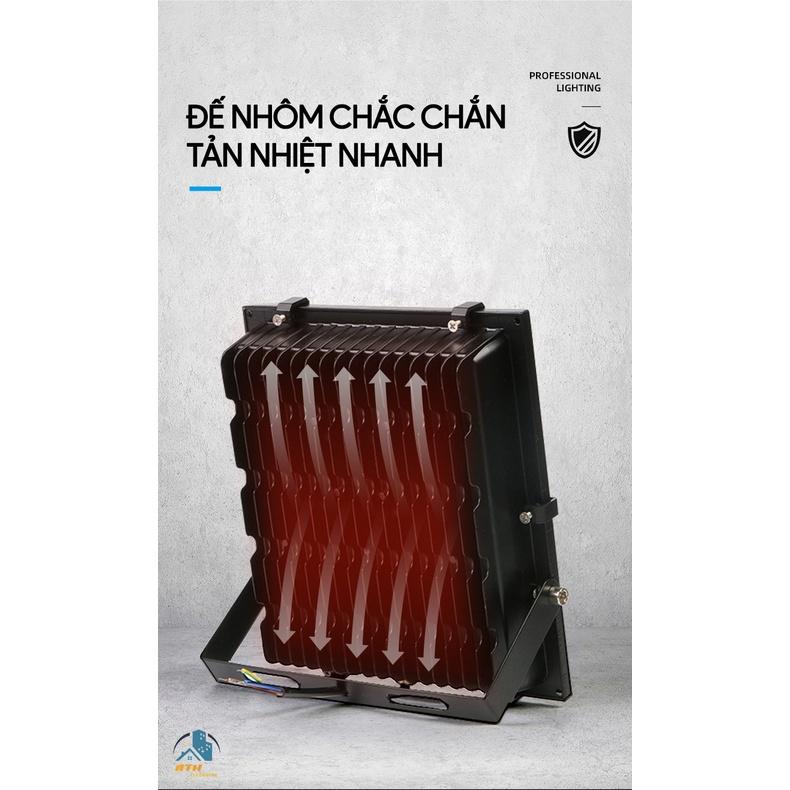 Đèn Pha Led Siêu Sáng chống nước IP66, loại đèn chiếu sáng biển quảng cáo nhà xưởng, sân bóng, sân vườn