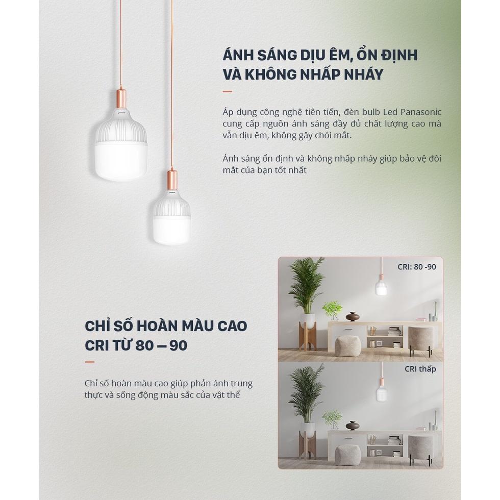 Đèn LED Bulb Trụ Trắng PANASONIC Lotus Series-Hàng chính hãng