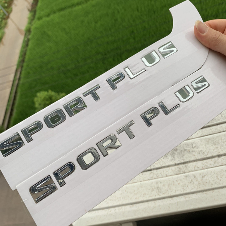 Bộ 3 Decal tem chữ Super Sport dán đuôi xe và hông xe ô tô LXSP