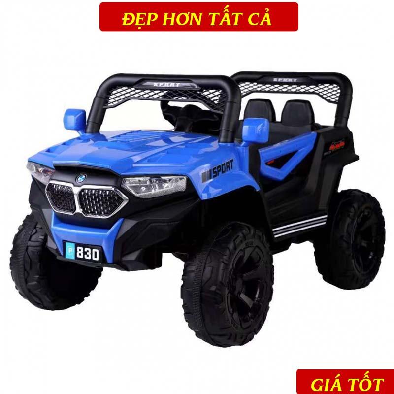 Xe Ô Tô Điện Địa Hình Dành Cho Trẻ Em Từ 1 Tuổi Trở Lên 830 Độ Bền Cao, Kiểu Dáng Đẹp