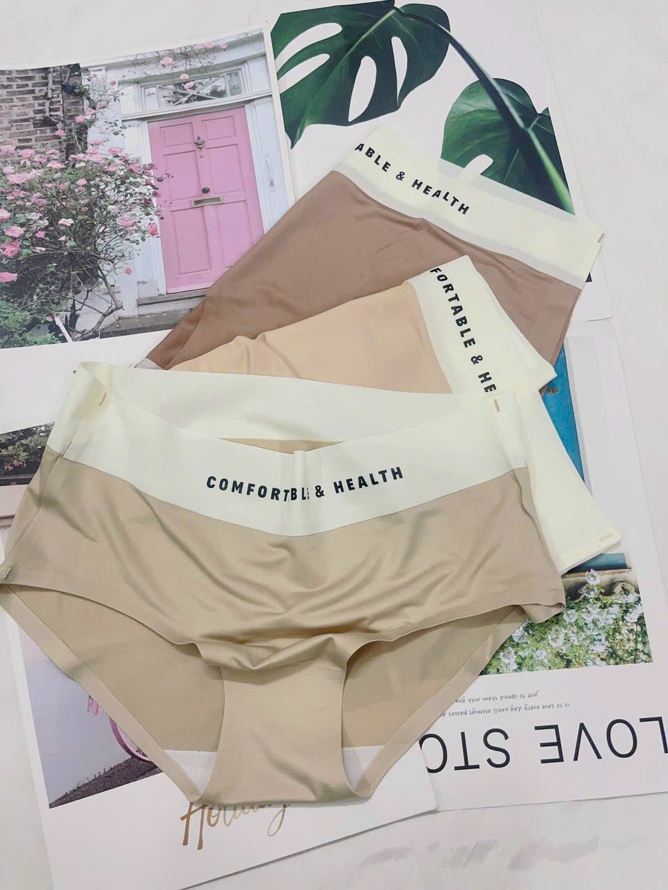 Combo 5 Chiếc Quần Lót Nữ, Quần Lót Nữ Cạp Thấp Comfortable&amp;Health, Quần Chip Nữ Cao Không Đường May