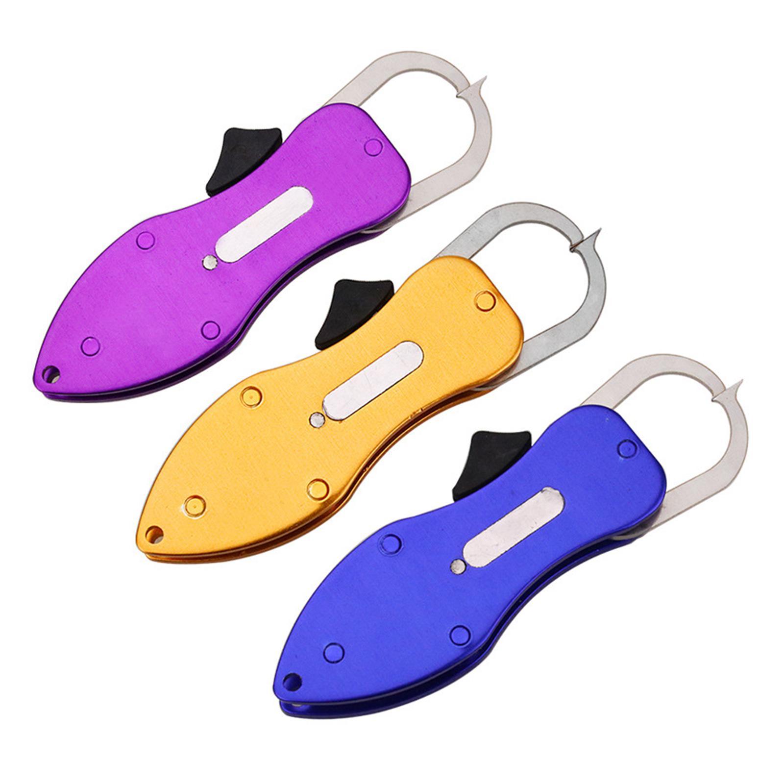 Portable Fish Lip Grip, Mini Fishing Gripper Pliers, Small Metal Fish Controlling Clamp Fishing Grabber Tool Accessories