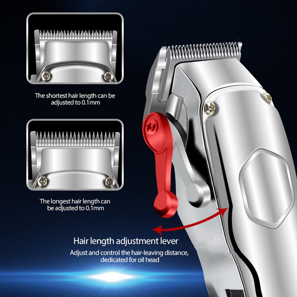 Tông đơ cắt tóc chuyên nghiệp dành cho nam, sạc bằng điện