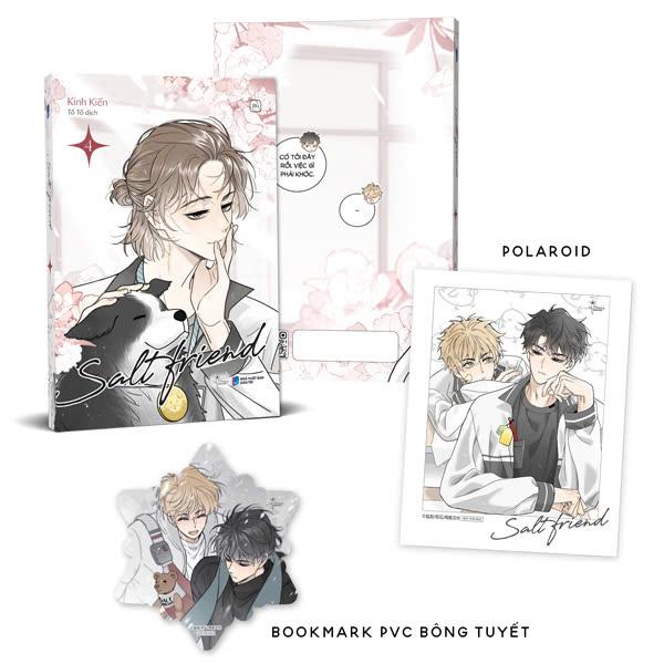 Sách - Salt Friend - Tập 4 - Tặng Kèm Postcard Giấy Ngọc Trai + Bookmark PVC Bế Hình Bông Tuyết