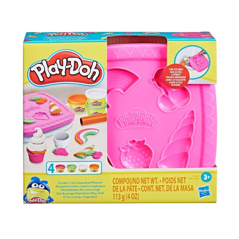 Đồ Chơi PLAYDOH Bộ Khuôn Cơ Bản Bánh Cupcake F7527/F6914