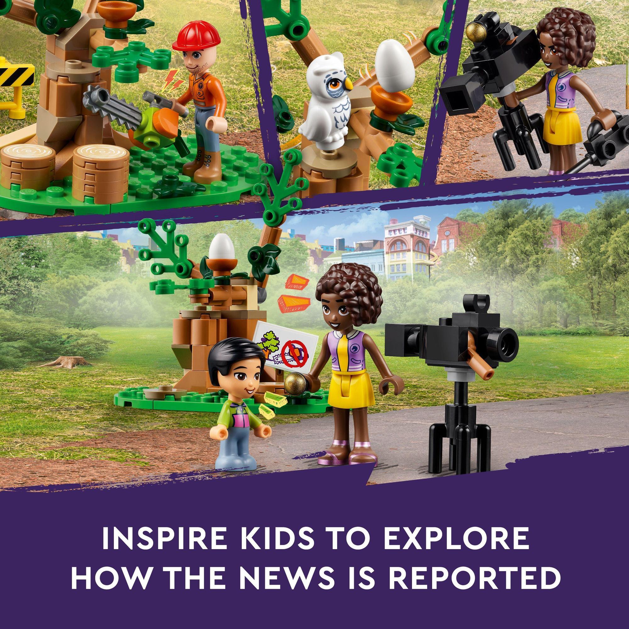 LEGO Friends 41749 Đồ chơi lắp ráp Xe truyền hình lưu động (446 chi tiết)