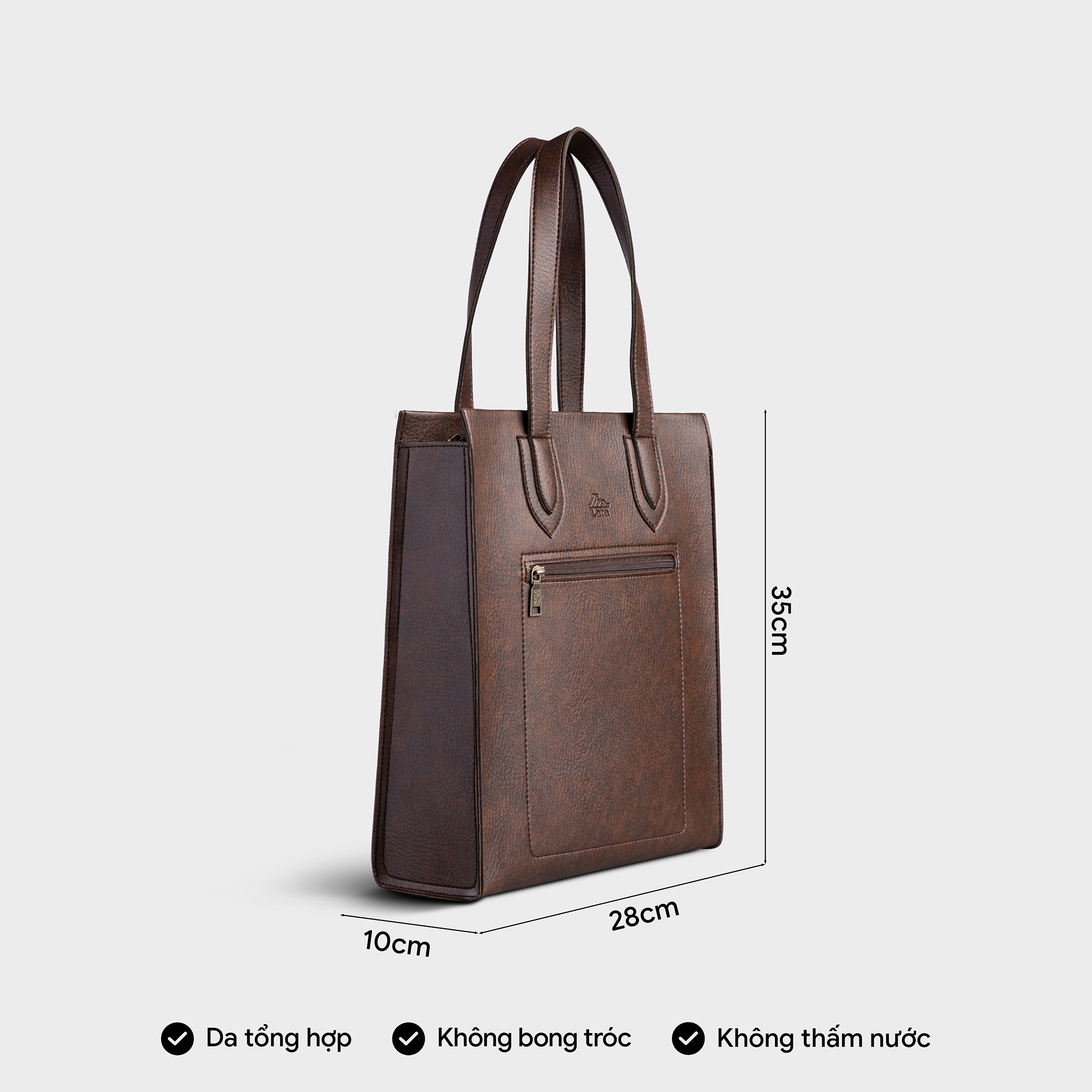 Túi Lata ( Thời trang nữ đi làm cỡ lớn - Túi xách da TX17 )