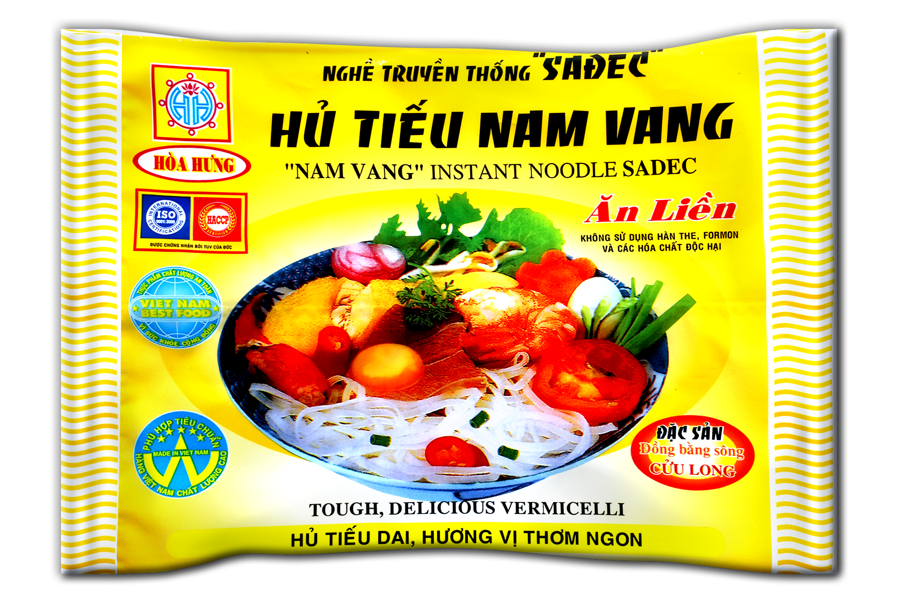 Hủ tiếu Nam Vang ăn liền Hòa Hưng-Thùng 30 gói- sản phẩm truyền thống Sa Đéc