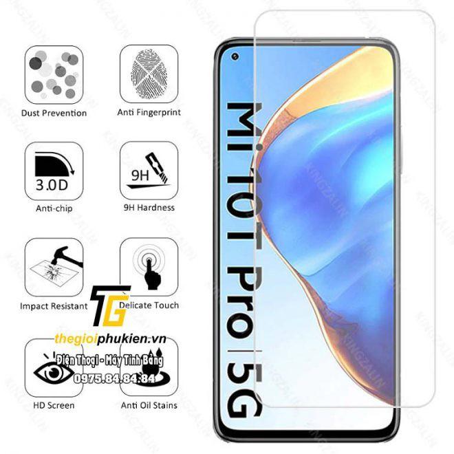 Tấm dán kính cường lực Xiaomi Mi 10T Pro hiệu Glass Pro - Không full màn hình