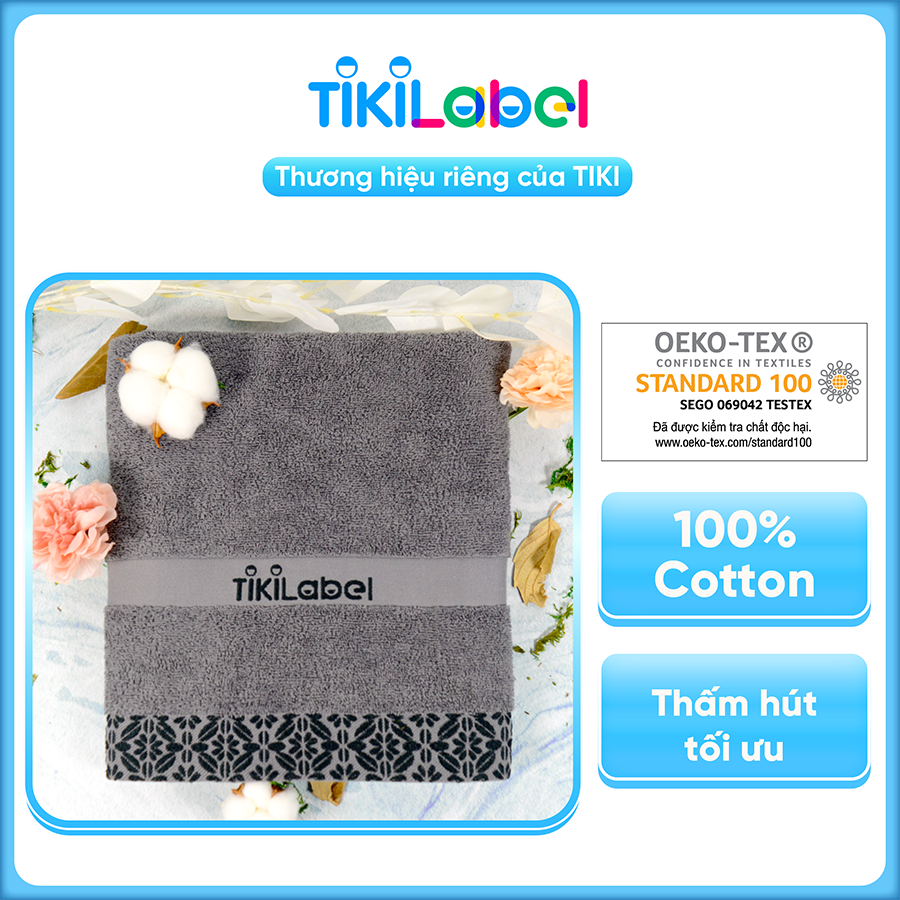 Khăn Tắm Cotton TIKILabel 60 x 120cm