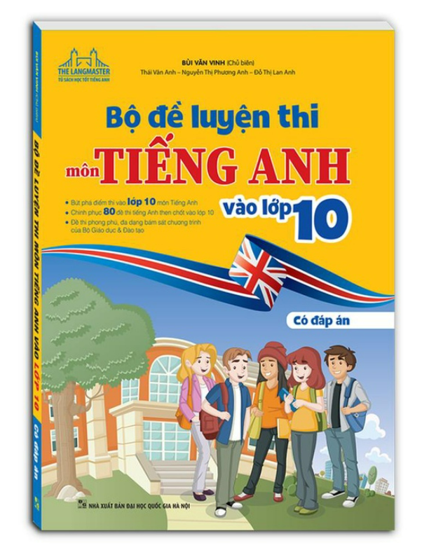 Hình ảnh Sách - Bộ đề luyện thi môn tiếng anh vào lớp 10 (bìa mềm)