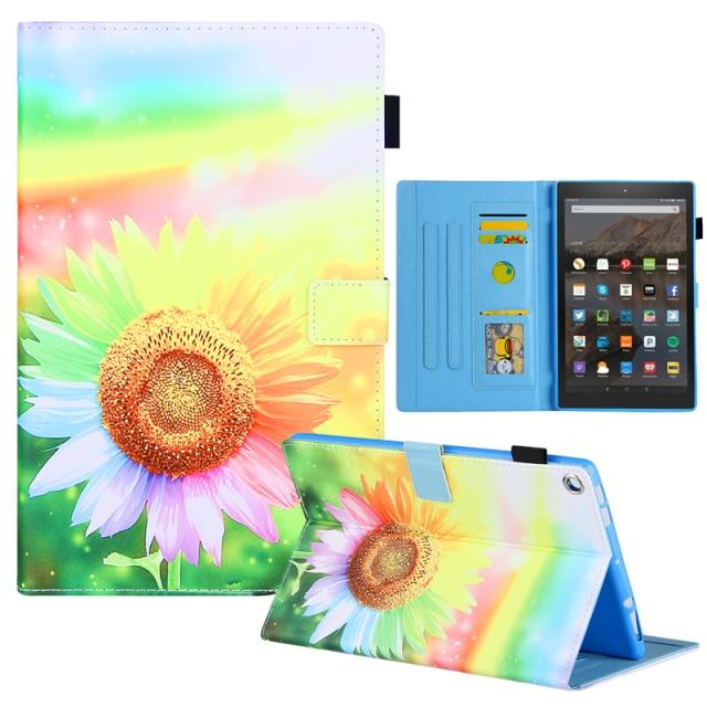 Bao Da Nắp Gập In Hình Hoạt Hình Cho Amazon Kindle Fire Hd8 Hd 8 2018 2017 2016 8.0 Inch