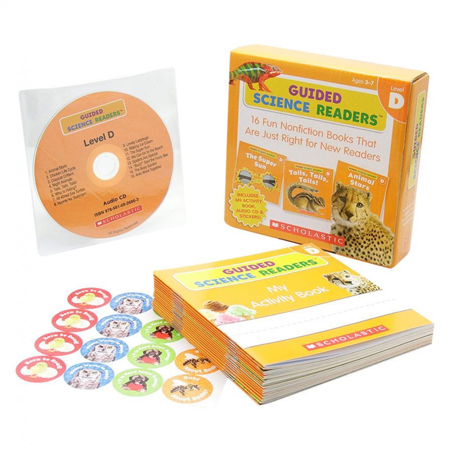 [Hàng thanh lý miễn đổi trả] Guided Science Readers Level D (With CD)