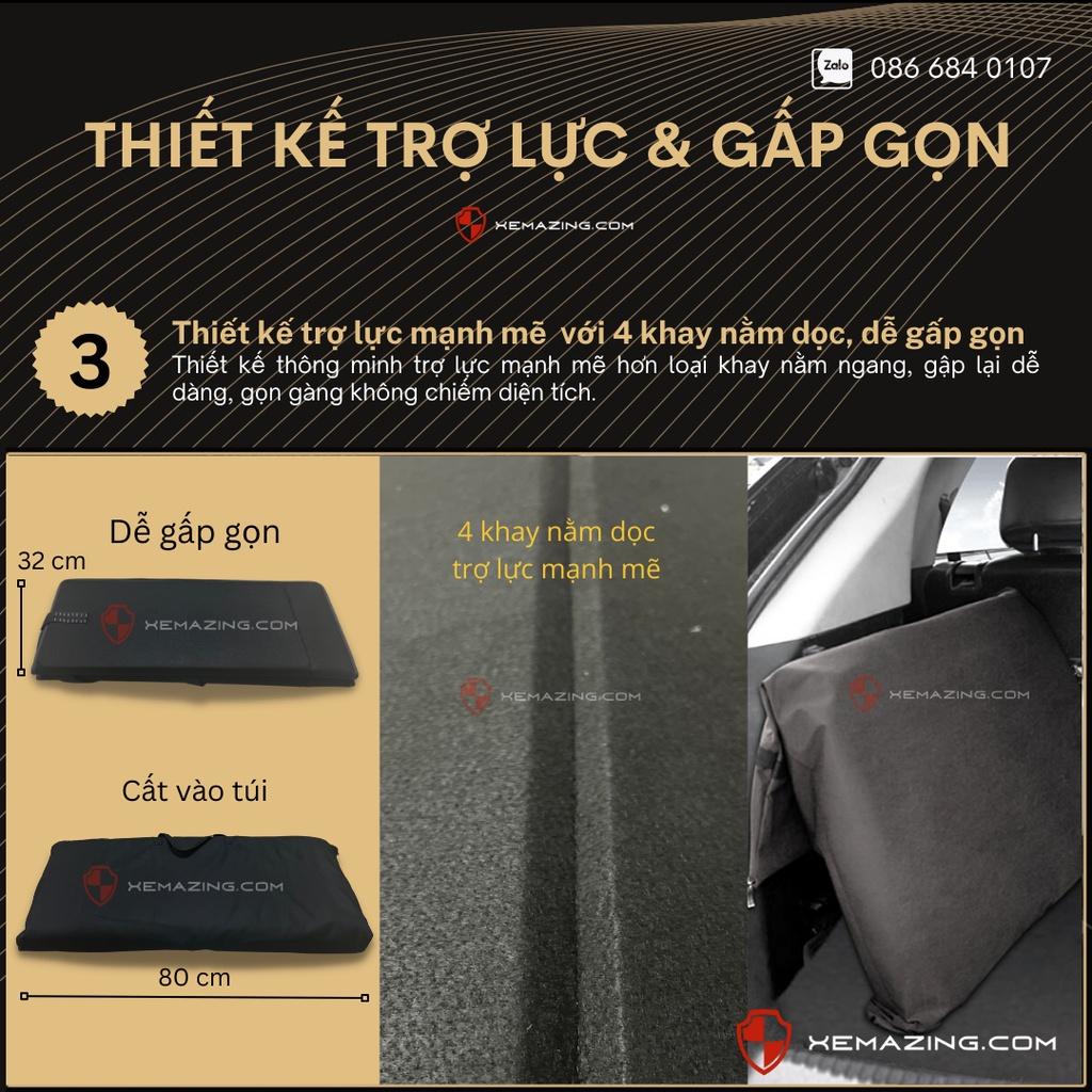 Đệm Nằm ô tô LEXUS RX 350 - Thiết kế 4 Khay Dọc Trợ Lực - Đệm không bơm như đệm hơi ô tô