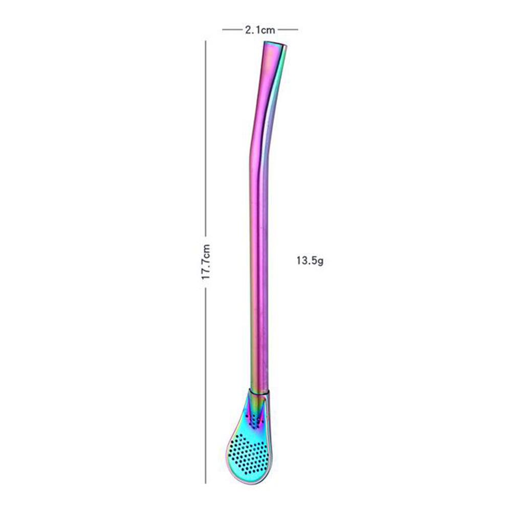 304 Stainless Steel Sucker Stirrer Coffee Drinking Spoon Teaspoon