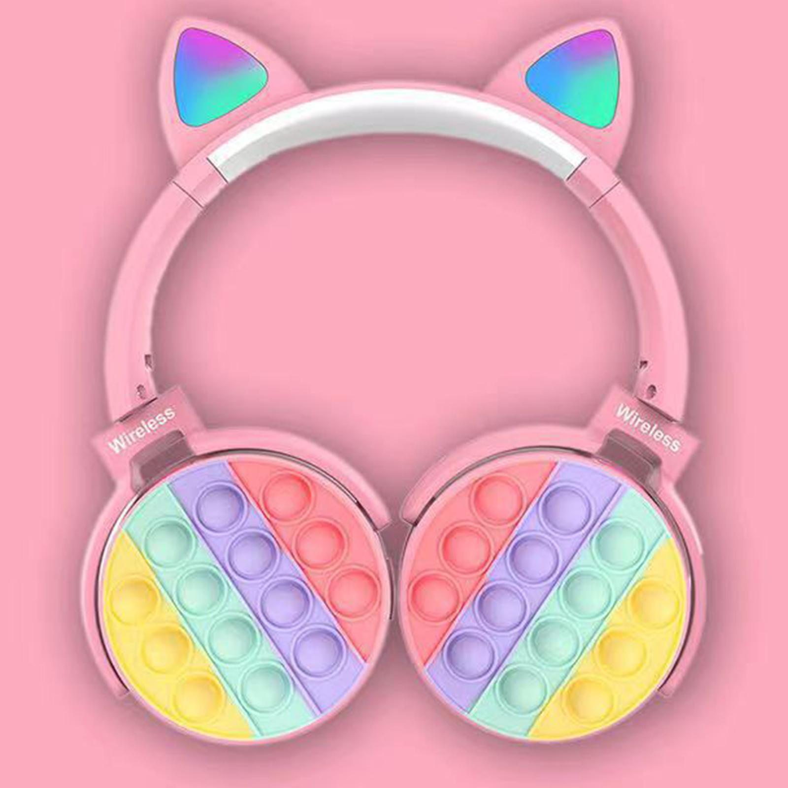 Cute Gaming Headset Comfortable Ear Pads over Ear Headphones for PC Computer
