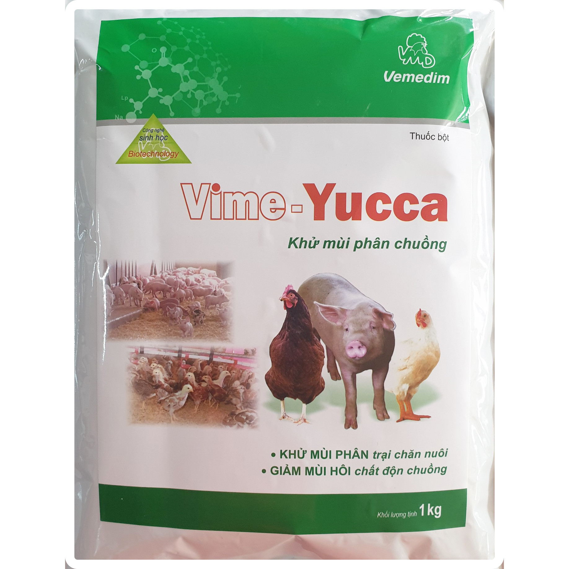 Men vi sinh dùng trong chăn nuôi Yucca 1kg