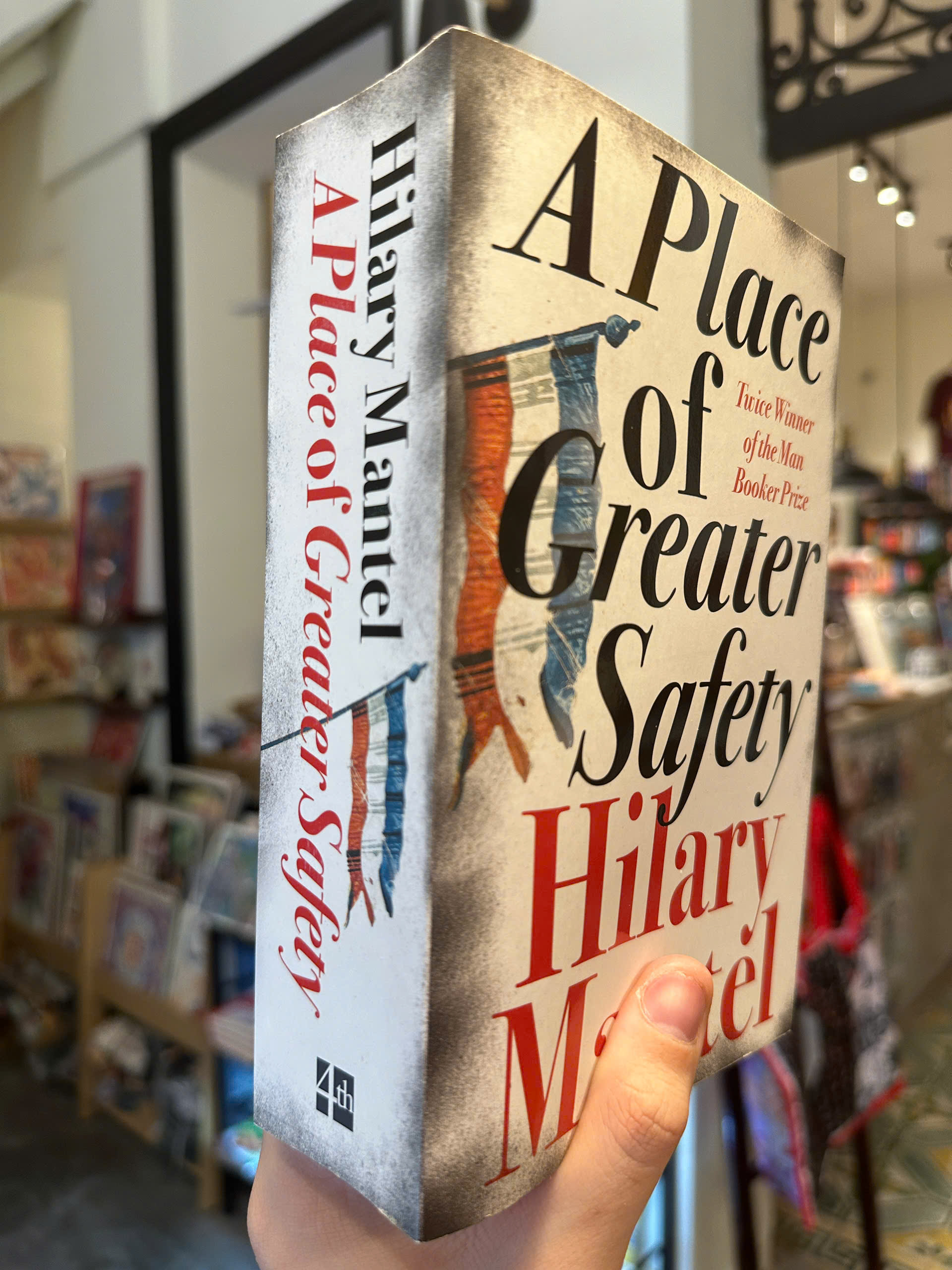 Sách - A Place of Greater Safety by Hilary Mantel | Historical Fiction / Ngoại văn Nhập khẩu UK