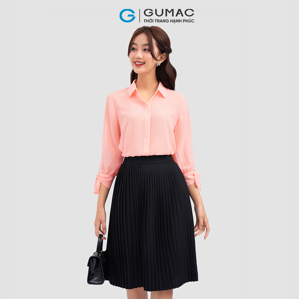 Áo sơ mi tay lỡ AC12025 thời trang GUMAC