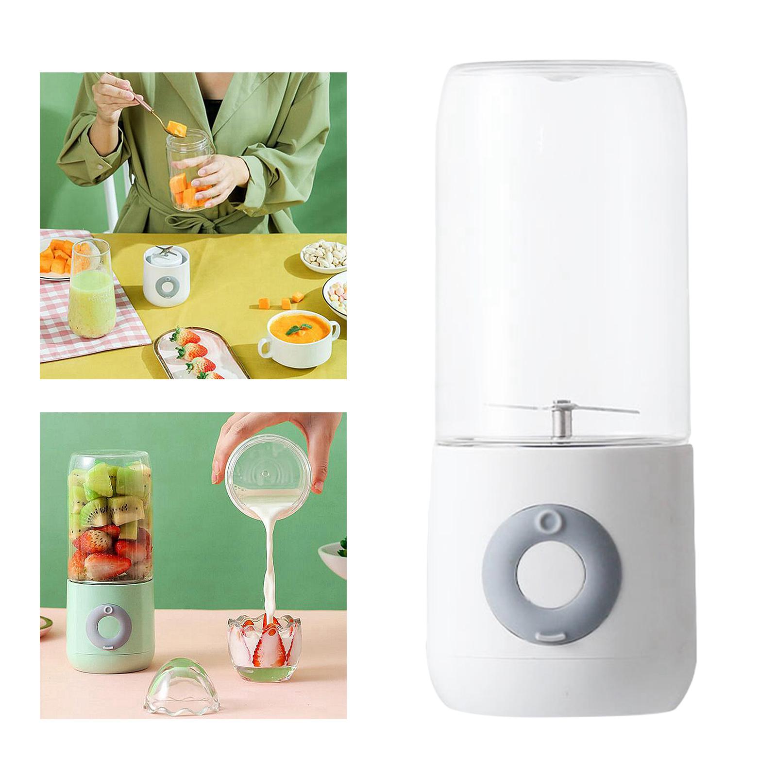 Portable Blender Mini Personal Blender, Juicer Blender Smoothie Maker Cordless Small Juicer Cup Mixer, USB Rechargeable 500ml, Home Travel Office