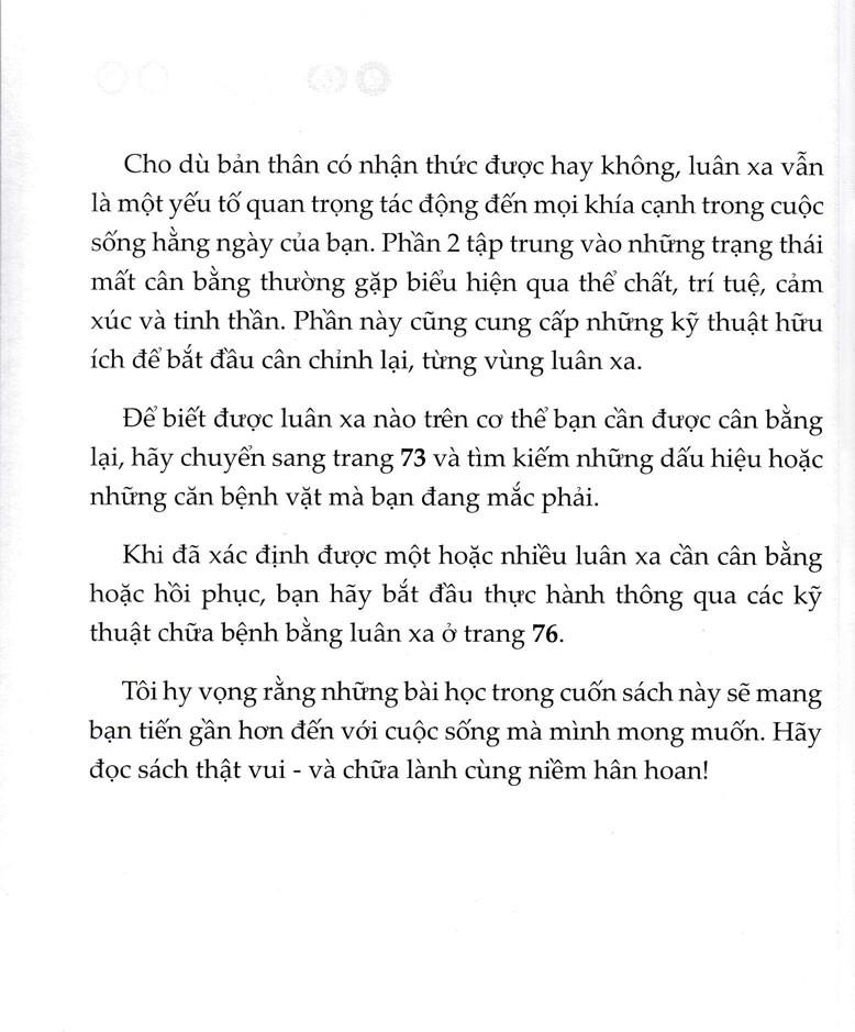 Chữa Bệnh Bằng Luân Xa - Hướng Dẫn Cơ Bản Các Kĩ Thuật Tự Phục Hồi Bằng Phương Pháp Cân Bằng Luân Xa (Tái Bản 2023)